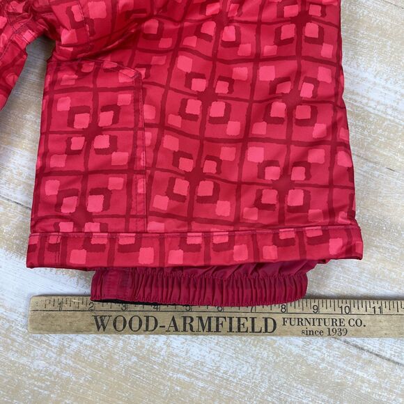 Spyder Snowboard Ski Snow Pants Girls Pink Print Size 18 - Picture 10 of 15